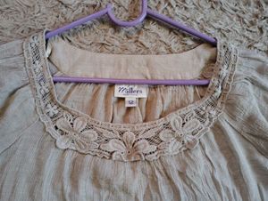 Nude Cotton Tops