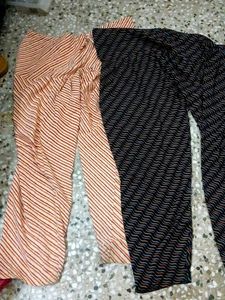 Set  2 Printed Salwar Pants  For Needy Donation