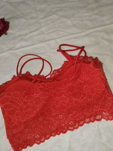 Red Lace Bralette