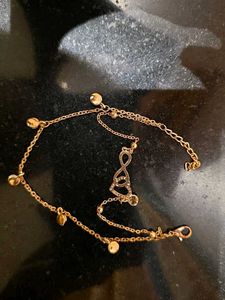 Anklet with Infinity Charm