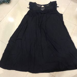 Black Lace Detail Top