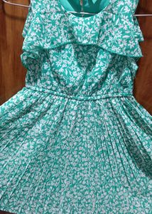 Green &amp; Black Kids Dresses Combo