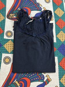 Cotton Camisole With Lace