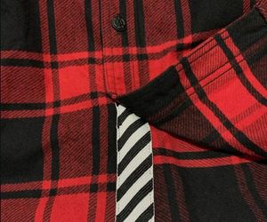 Off-White Red &amp; Black Flannel