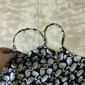 combo of alter neck  top and tube top