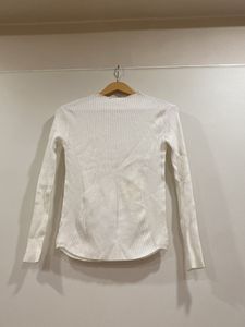 Fitted White T Shirt