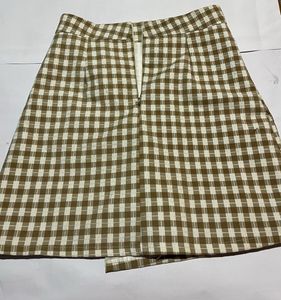 Gingham Mini Skirt