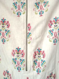 Vintage FloralSleeveless Dress(Sleeves Also Availb