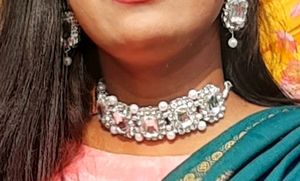 American Diamond (AD) Necklace And Earrings Set