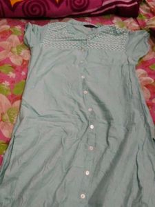 Casual Light Blue Kurta