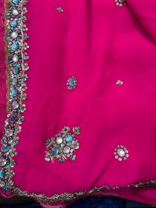Elegant Pink Saree