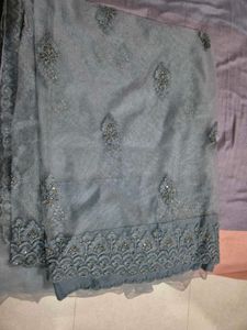 Grey Saree