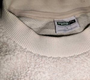Oversized Puma Sweatshirt (Wool Fur Fabric)