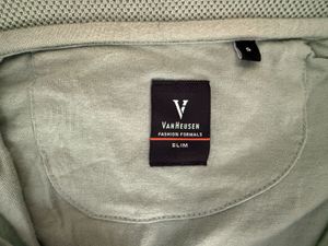 Van Heusen Green Striped Polo Shirt