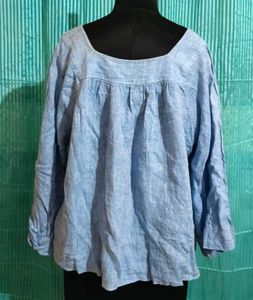 BOGO 🎁 Buy One Get 1🎁XXL Blue Square Neck Top