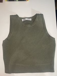 Olive Green Tank Top