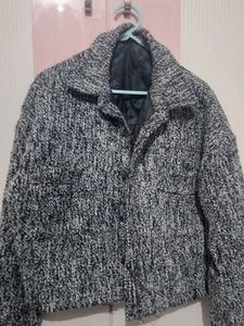 Stylish Grey Tweed Jacket