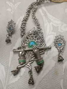 Oxidised Silver Set