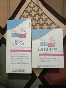 pack of 2,  baby body lotion & wash