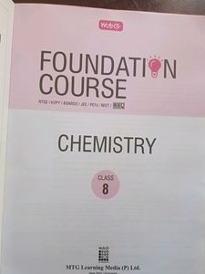 Mtg Foundation Course Book For Class 8th