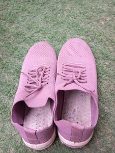 Mauve Pink Sports jogging Shoes For Women