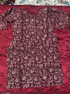 Floral Print Kurta