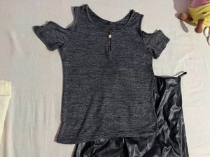 Y2k Gothic Top 🕷️🏴‍☠️