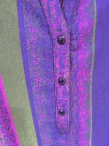 Blue And Purple Woolen Kurti For Winters.