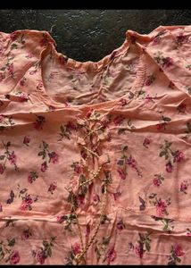Floral Pink Kurta Set