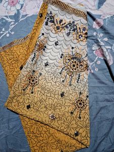 Embroidered Saree
