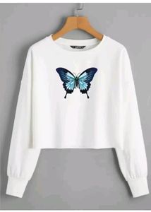 Fairywren Casual Printed Women White Top