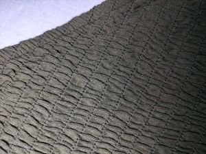 Olive Green Textured One Shoulder Crop Top