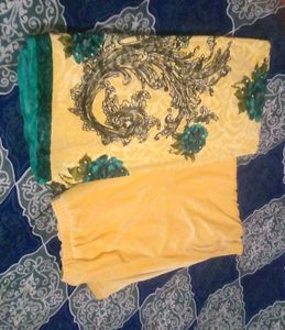 Soft Velvet Kurta Set