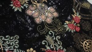 Pakistani suit with heavy embroidery