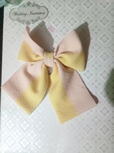 Pastel Bow Hair Clips - Set of 2