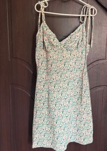 Aesthetic Floral Mini Dress