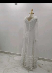 Elegant White Christmas/Wedding Gown