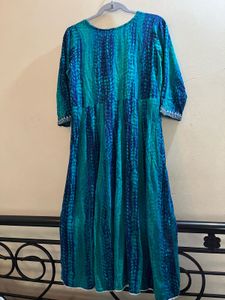 Elegant long Anarkali kurta