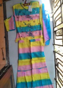 SHARARA SUIT (Less Frilled) FOR GIRLS