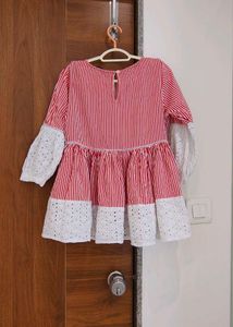 LA Zoire Peplum Top Size M