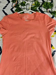Salmon Crewneck Tee