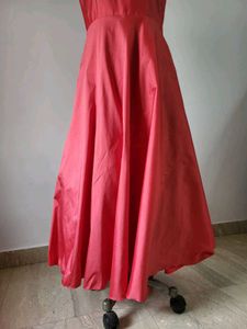 Coral Embellished Gown