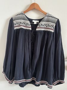 Embroidered Bohemian Shrug