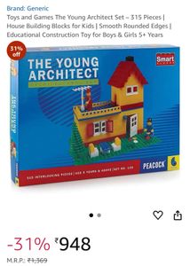 50% Off Smart Blocks: Young Architect