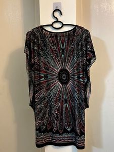 Patterned Sleeve Top
