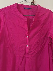 AKKRITI Magenta Tunic Top