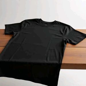 JOCKEY BLACK ROUND NECK T SHIRT