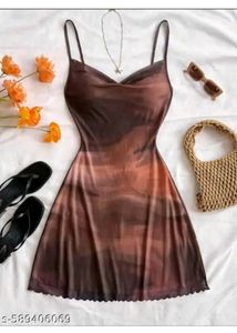Trendy Brown Dress