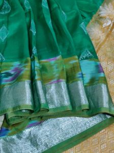 Green Soft Silk Kanchipuram Saree