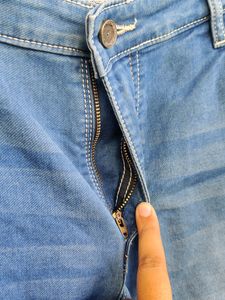 Classic Light Wash Straight Leg Denim Jeans